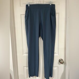 Eddie Bauer Womens Travel/Jogger Pants in Slate Blue, Size Large, Pull on